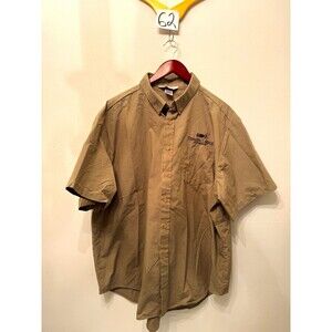 Tenaya Lodge Yosemite Mens 2XL Checkered Button Up Shirt Embroidered Uniform